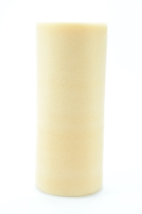 6 Inches Wide x 25 Yard Tulle, Beige (1 Spool) SALE ITEM